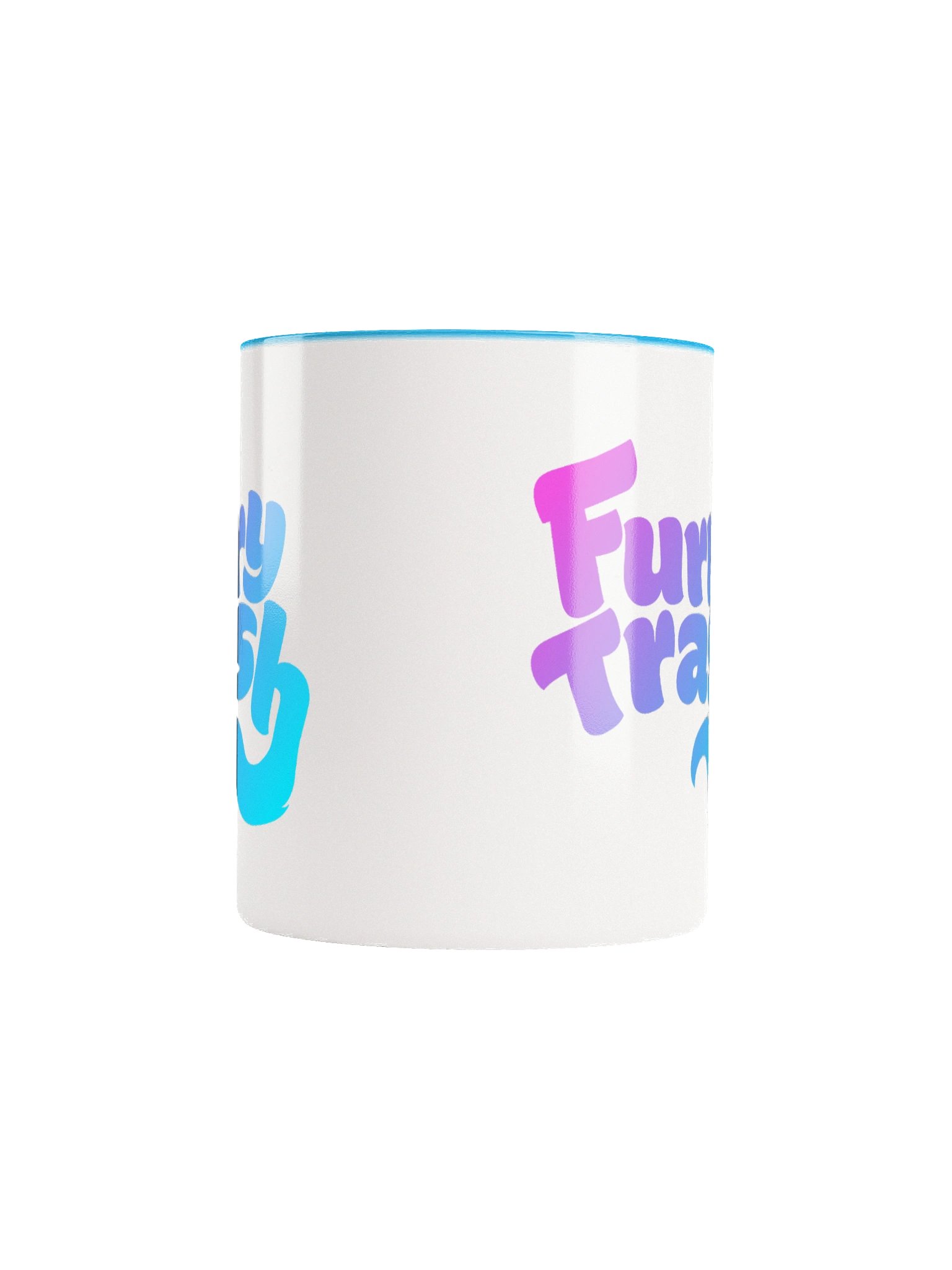 Furry Trash Mug - Bubble Logo (Twilight Gradient) product image (5)