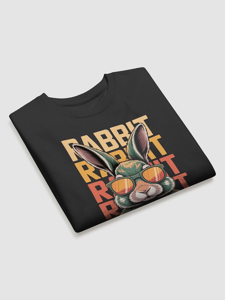 Retro Rabbit Sunglasses Sweatshirt product image (1)