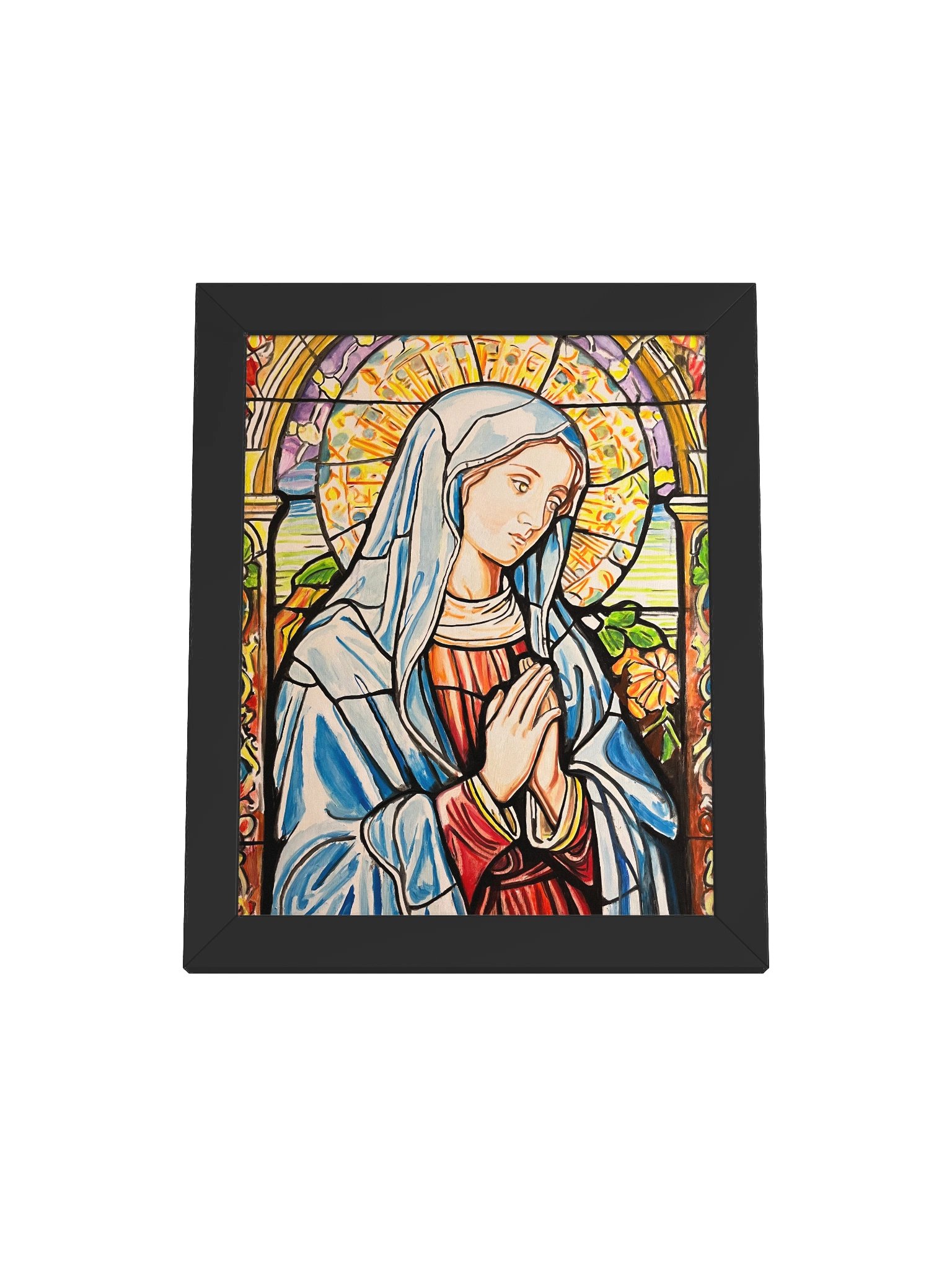 Blessed Mother by Warren Willowdale (Framed High-Quality Matte Poster) product image (1)