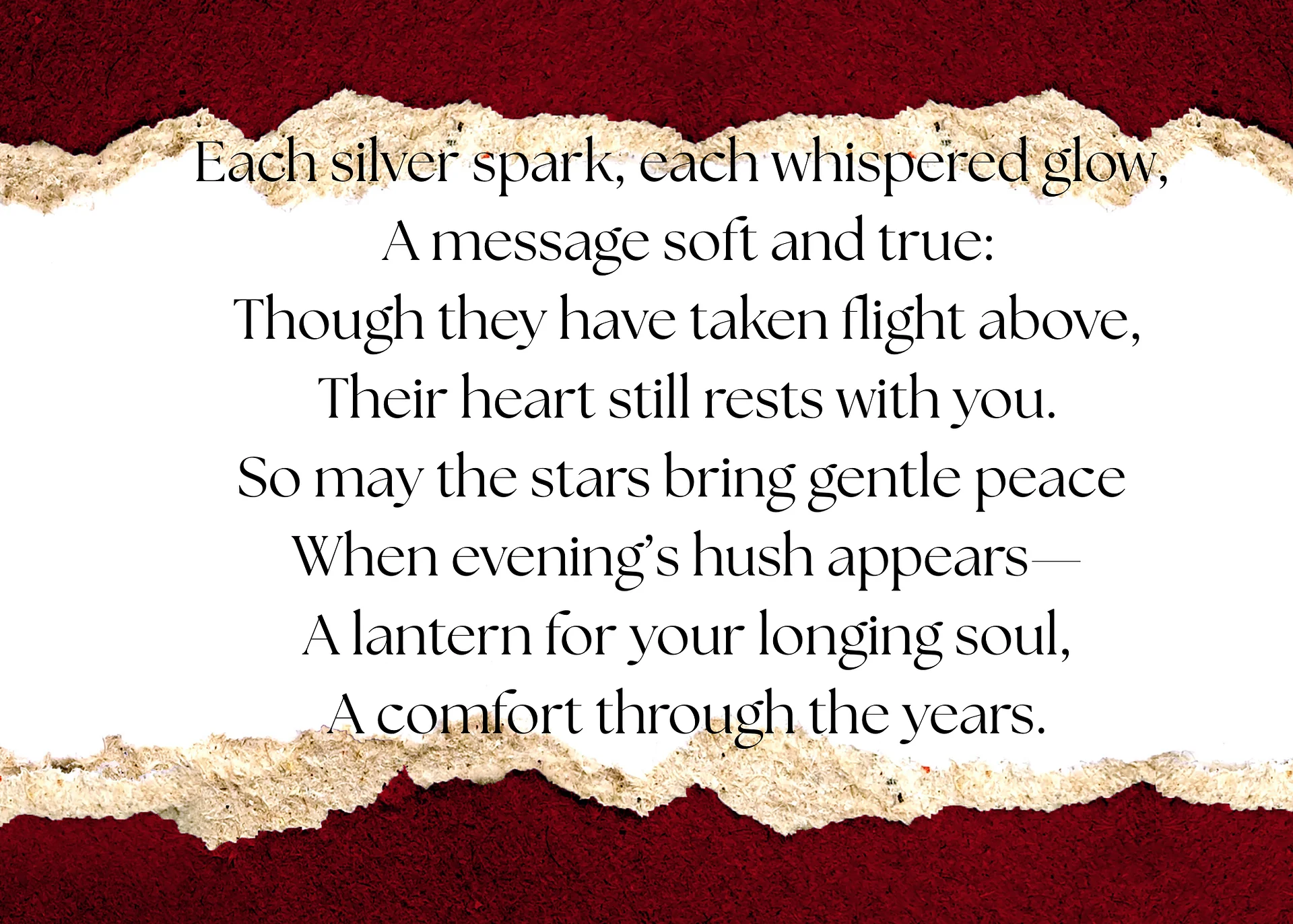 A Star in Heaven: Condolence product image (2)