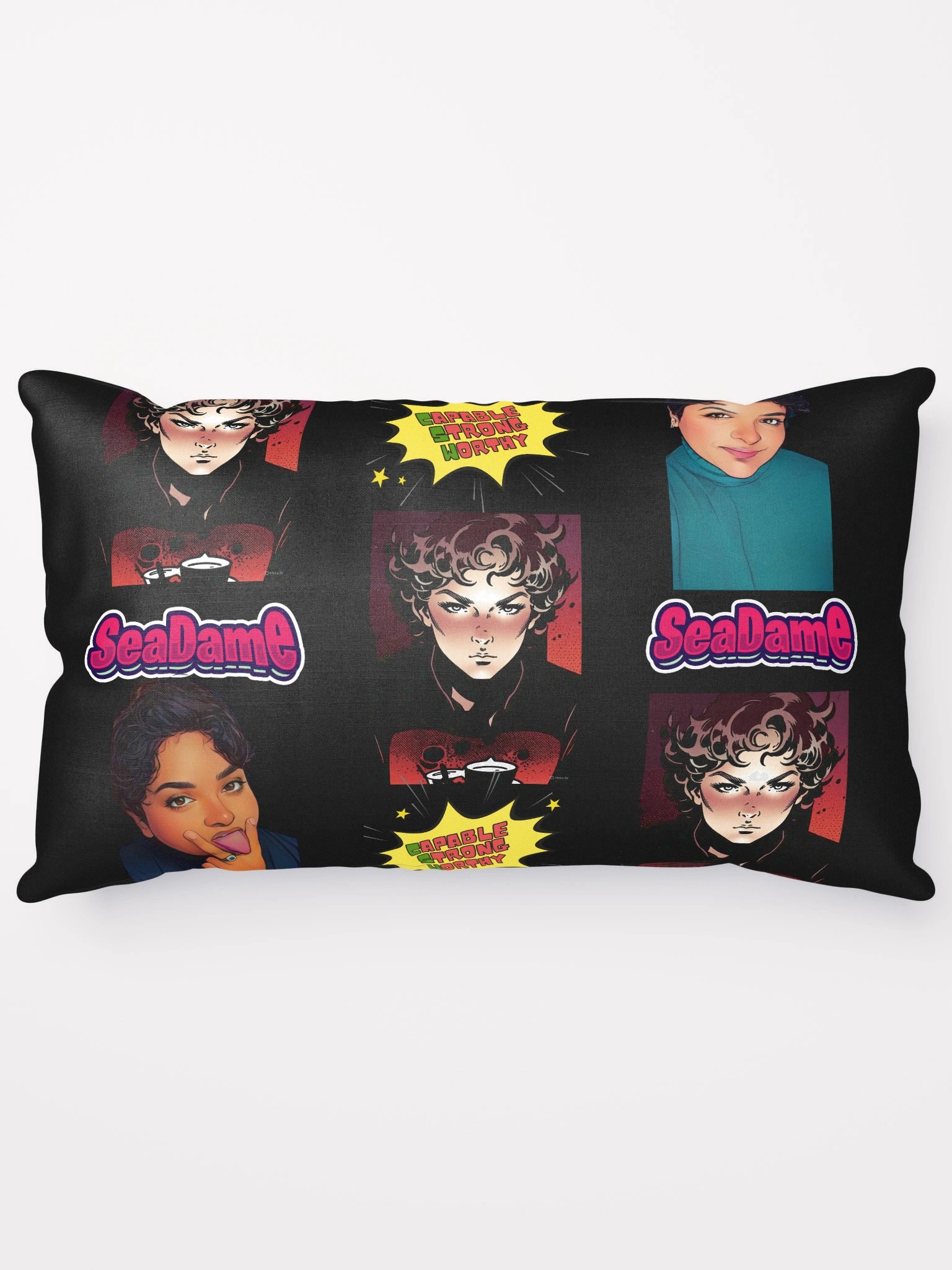 SeaDame - Dramatic Logo Pillow product image (14)