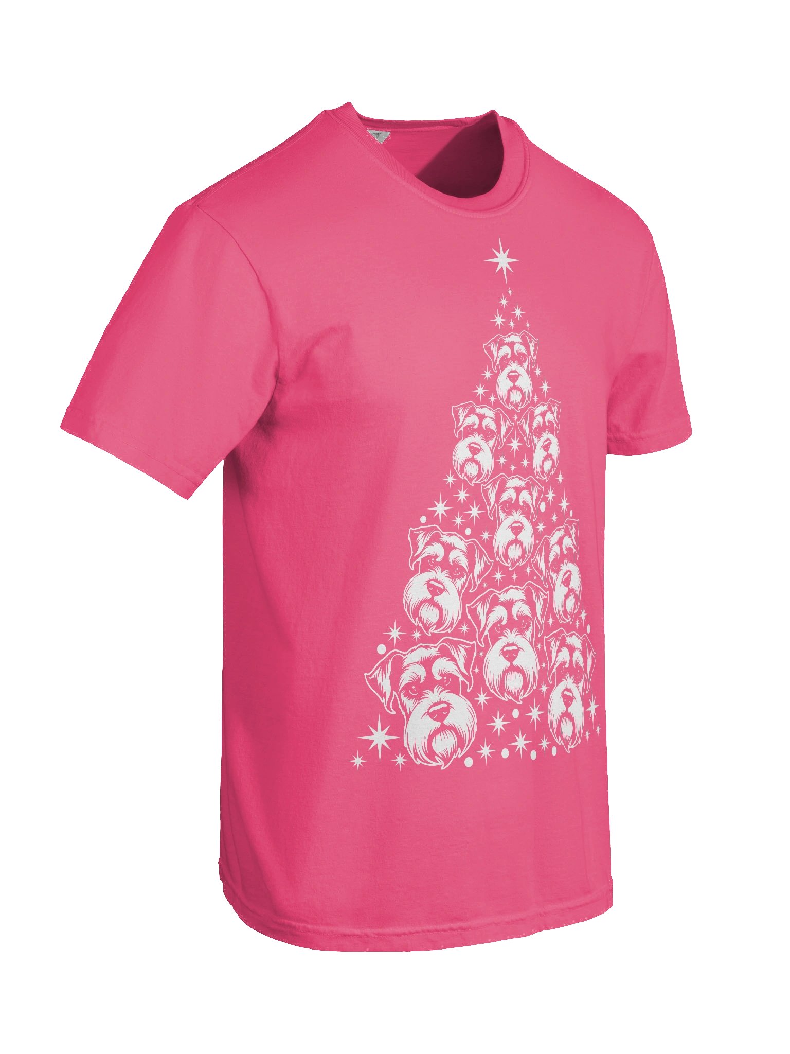 Miniature Schnauzer Christmas Tree T-Shirt product image (10)