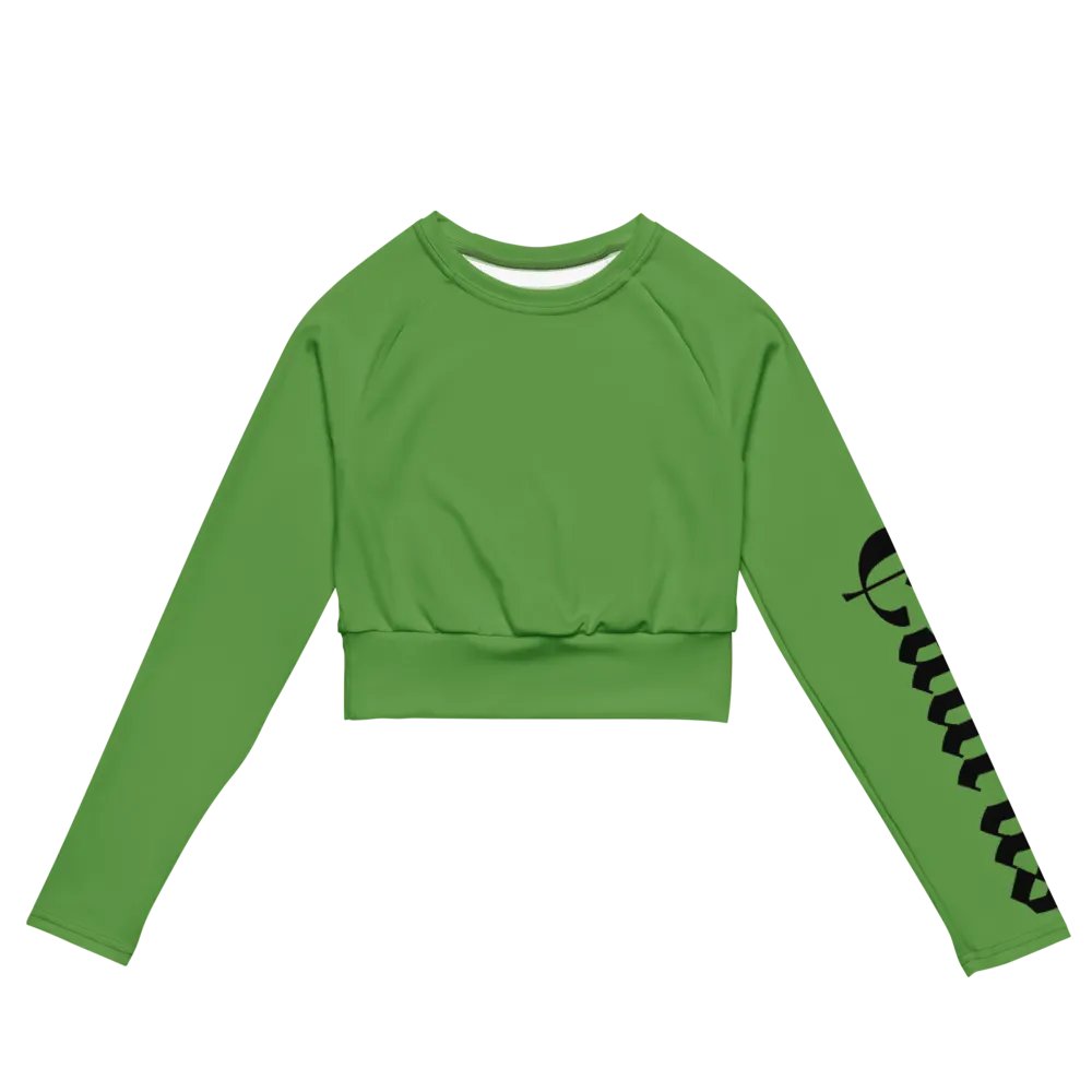 Taurus All-Over Print Long Sleeve Crop Top product image (2)