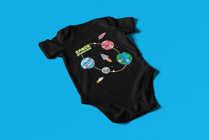 Space Adventure - Baby Bodysuit Onesies for Boys and Girls product image (2)