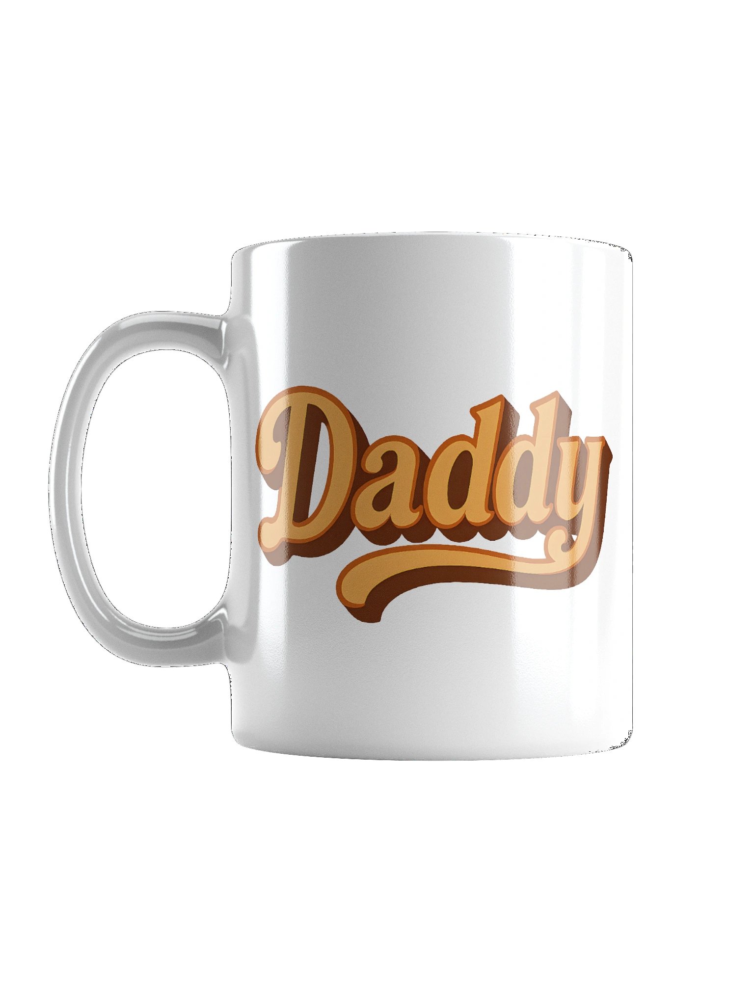 Retro Daddy Typography Design - Vintage Bold Script Mug product image (3)