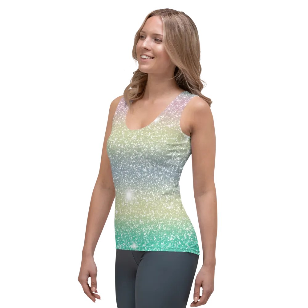 Glitter Unicorn Texture Design Tank Top (1) product image (5)