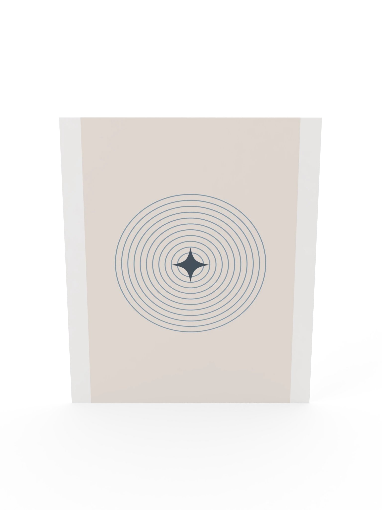 Blue Ripple Star Print | Minimalist Bathroom Wall Art product image (7)