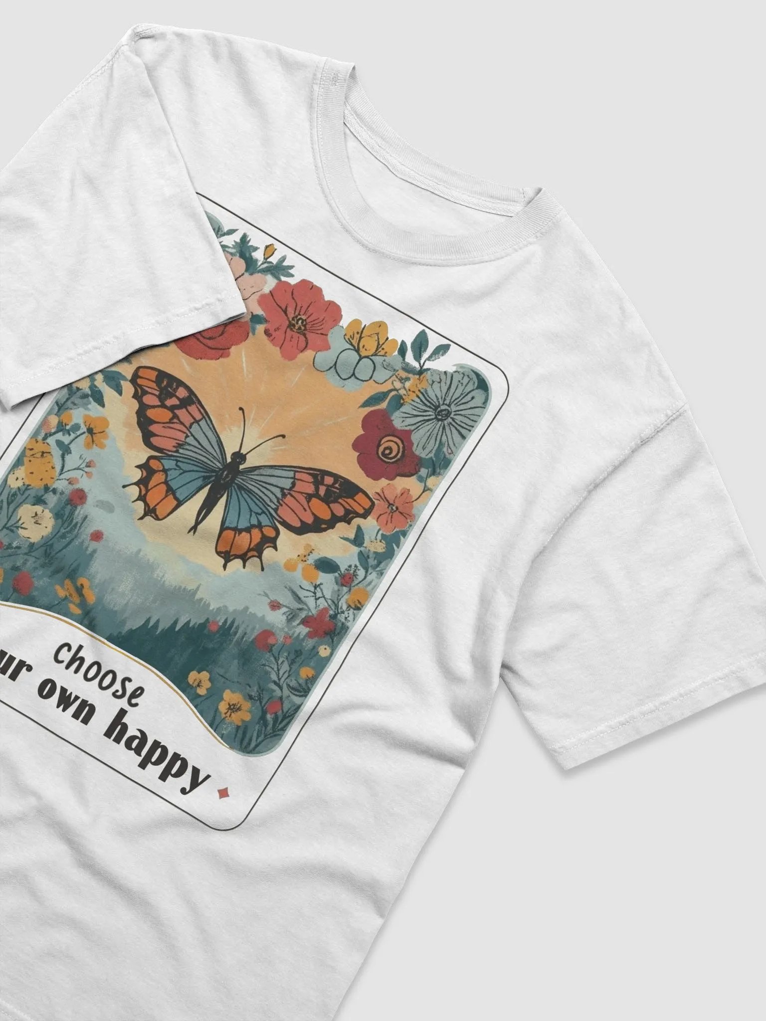 Choose Your Own Happy Unisex T-shirt product image (3)