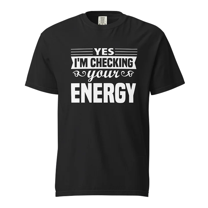 Yes, I’m Checking Your Energy – Spiritual Boundaries T-Shirt product image (1)