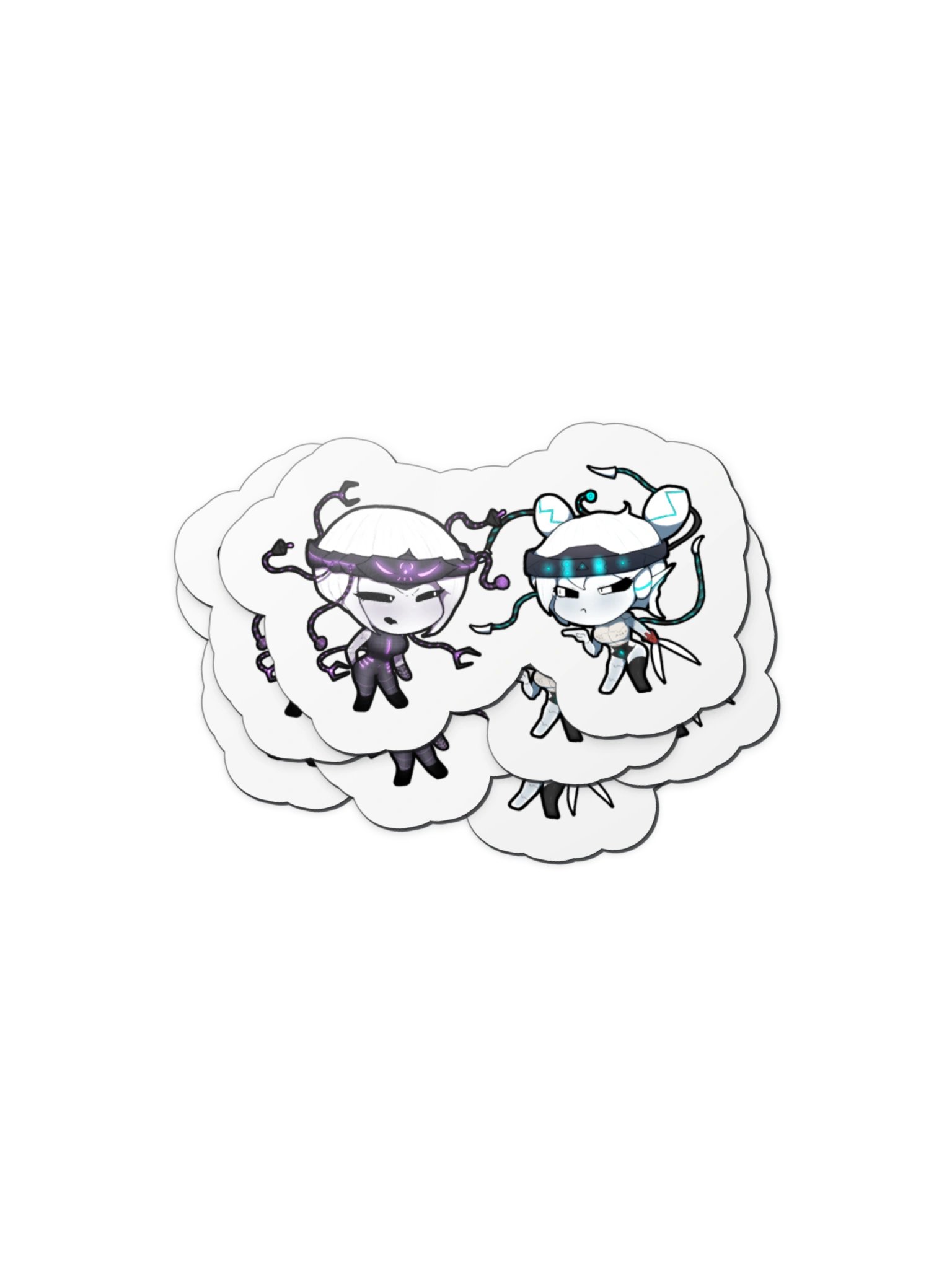 Aerylla VA's Overlord vs Killer Robot Fridge Magnet product image (6)