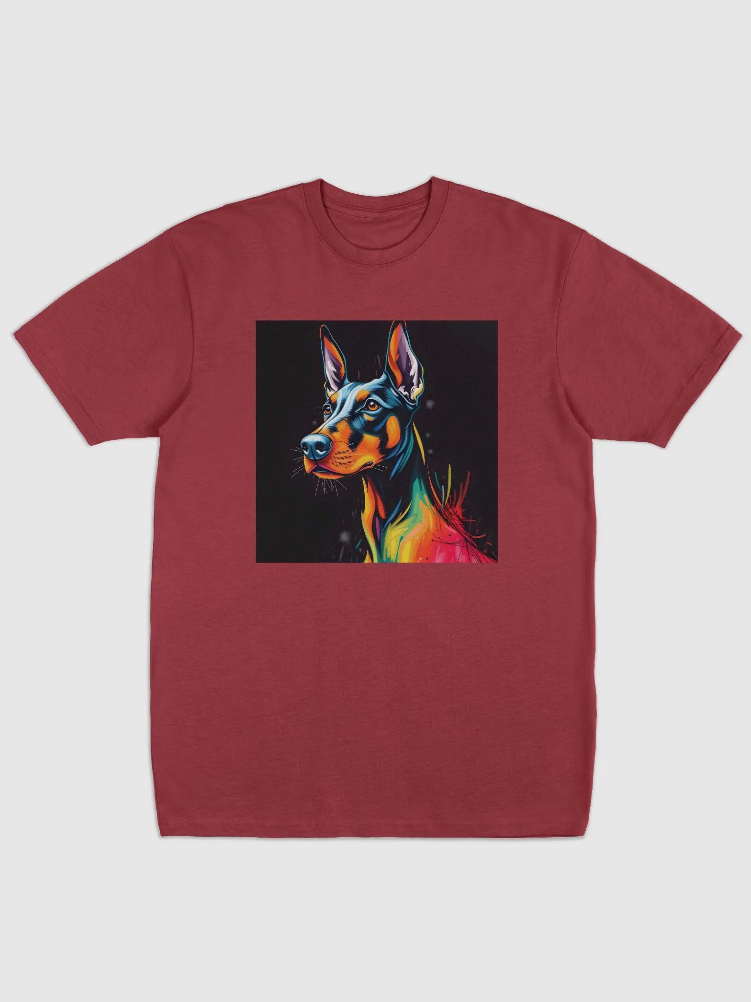 Dynamic Doberman Illustration Men's Tee product image (1)