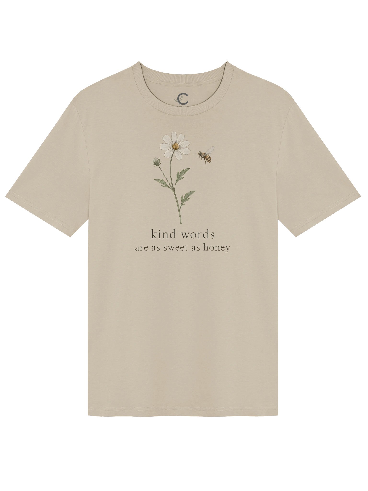 Heritage Goods: "Kind Words 3" Organic T-Shirt product image (2)