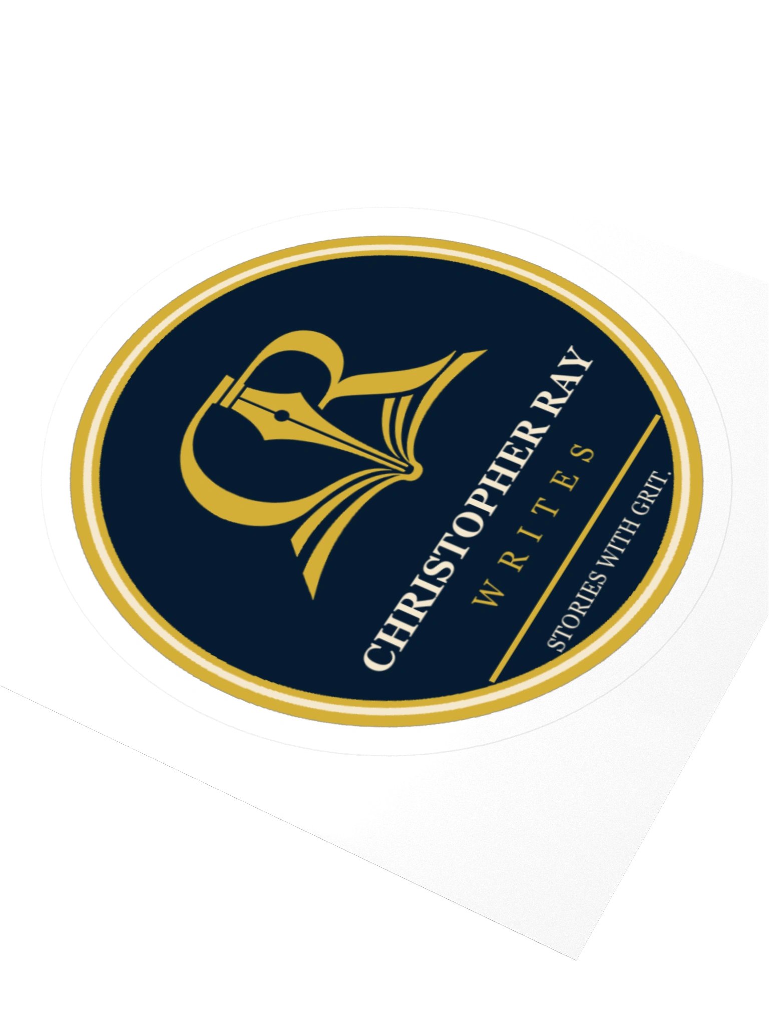 Round Author Seal Sticker product image (3)