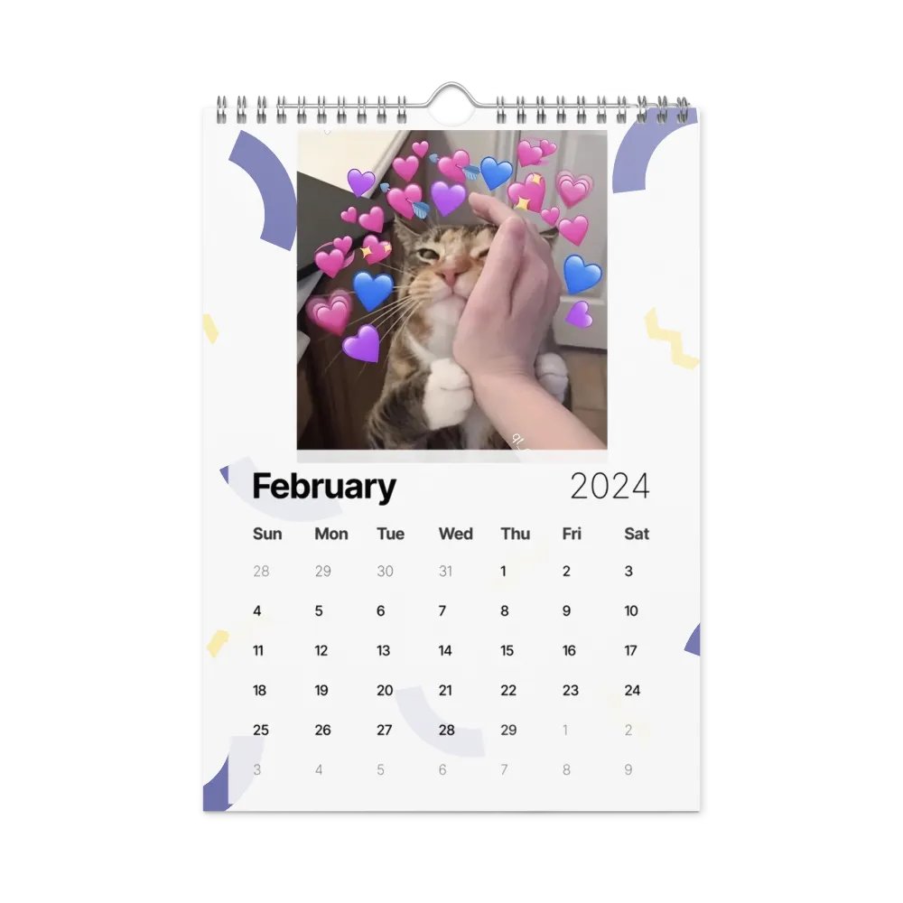Wall Calendar (2024): Meme Cats product image (7)
