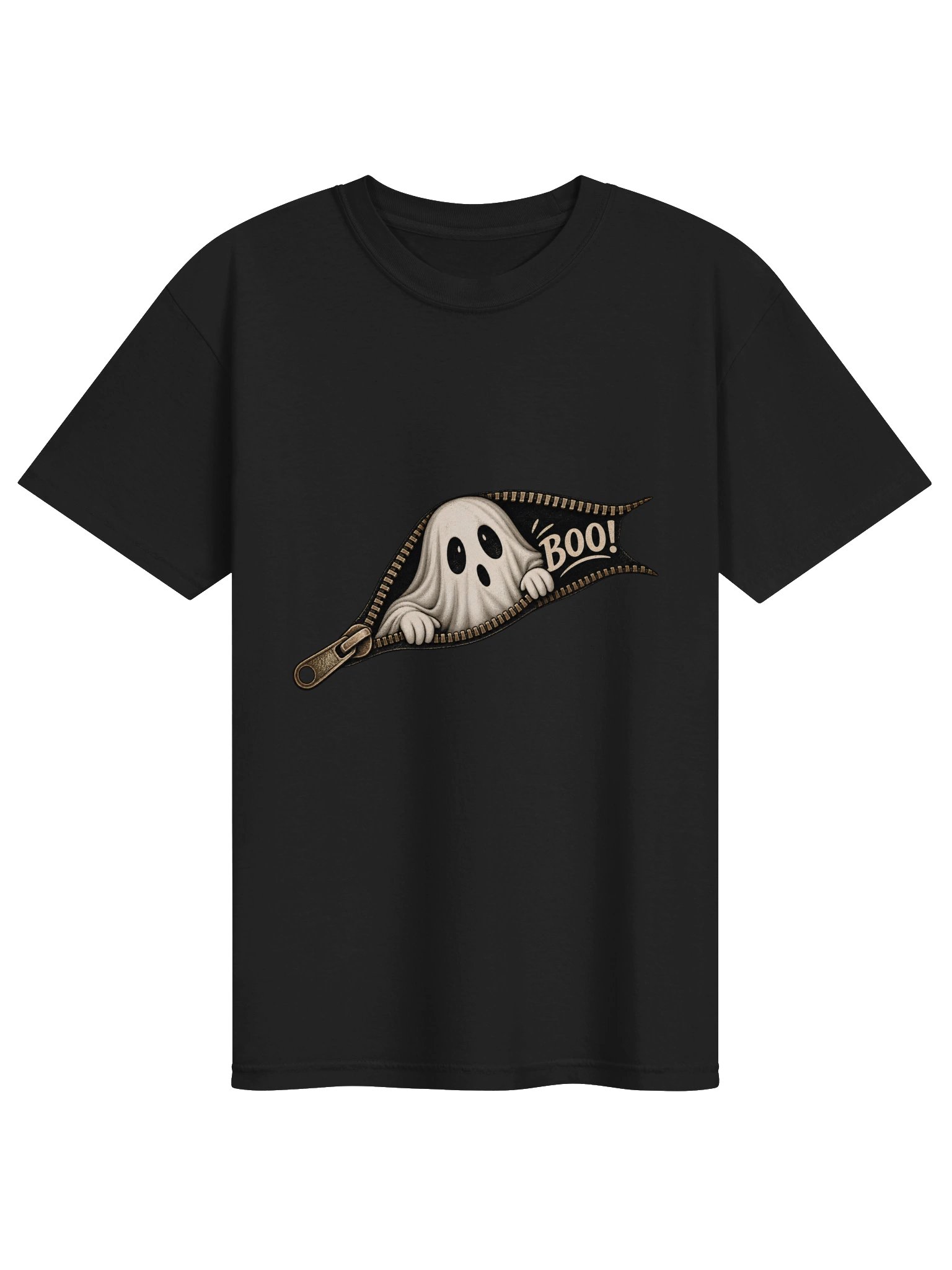Halloween Ghost PNG, Boo Ghost PNG, Spooky Season PNG, Zipper Ghost Design, Halloween Clipart, Cute Ghost png product image (1)