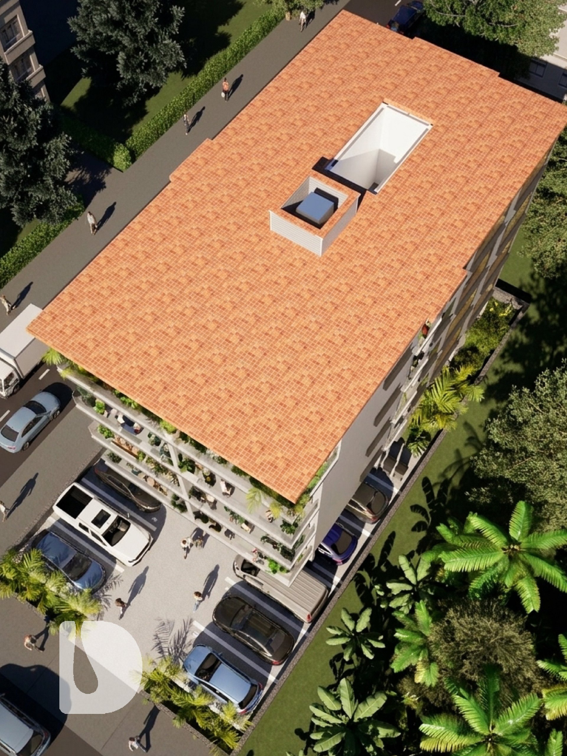 Architectural Drawings – 5-Storey 7-Unit Apartment Block | DA62301A product image (2)