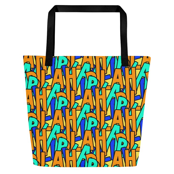 BLAH BLAH BLAH Tote (Orange) product image (2)