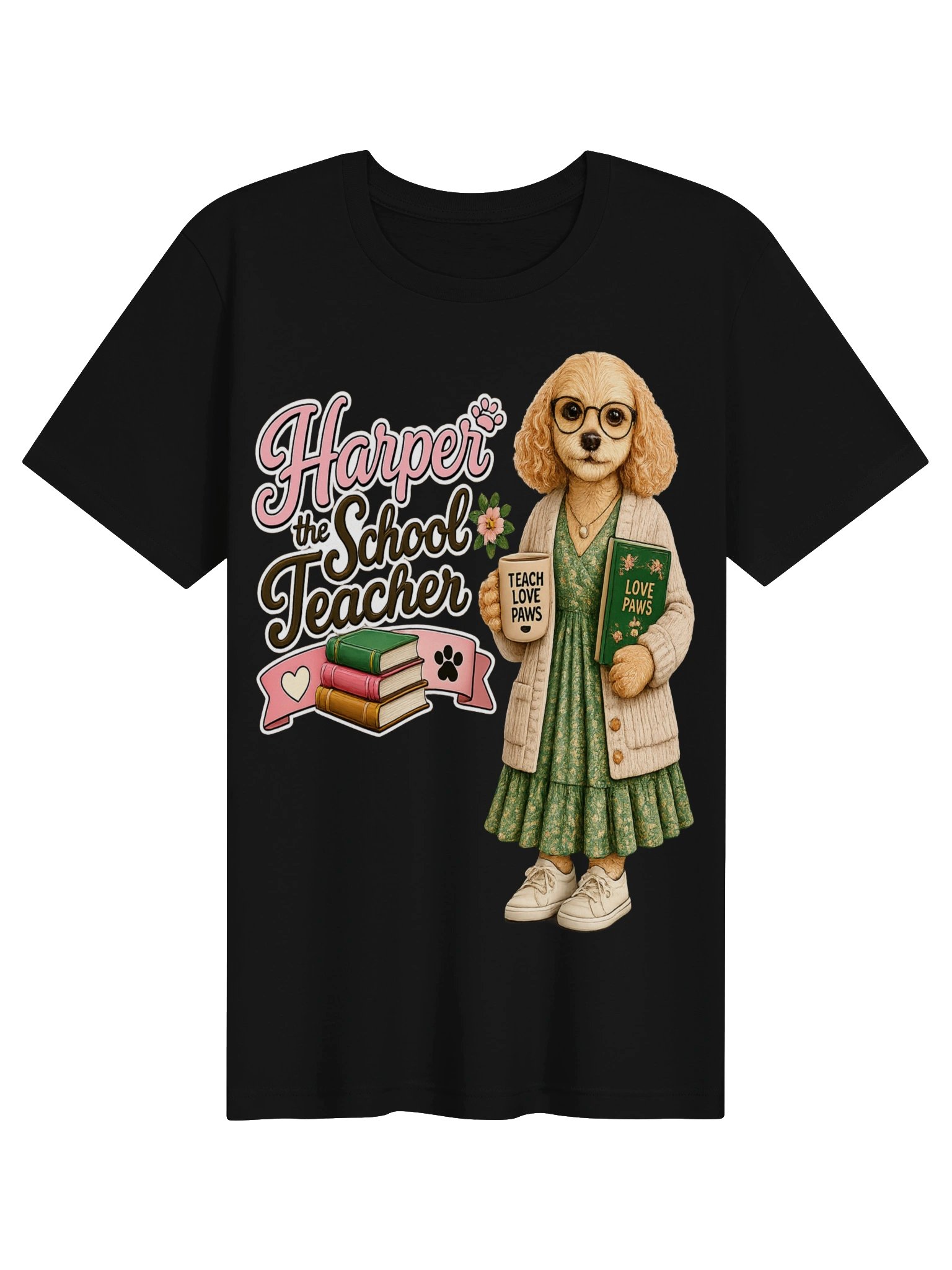 Harper the School Teacher Dog Adult Shirt product image (4)