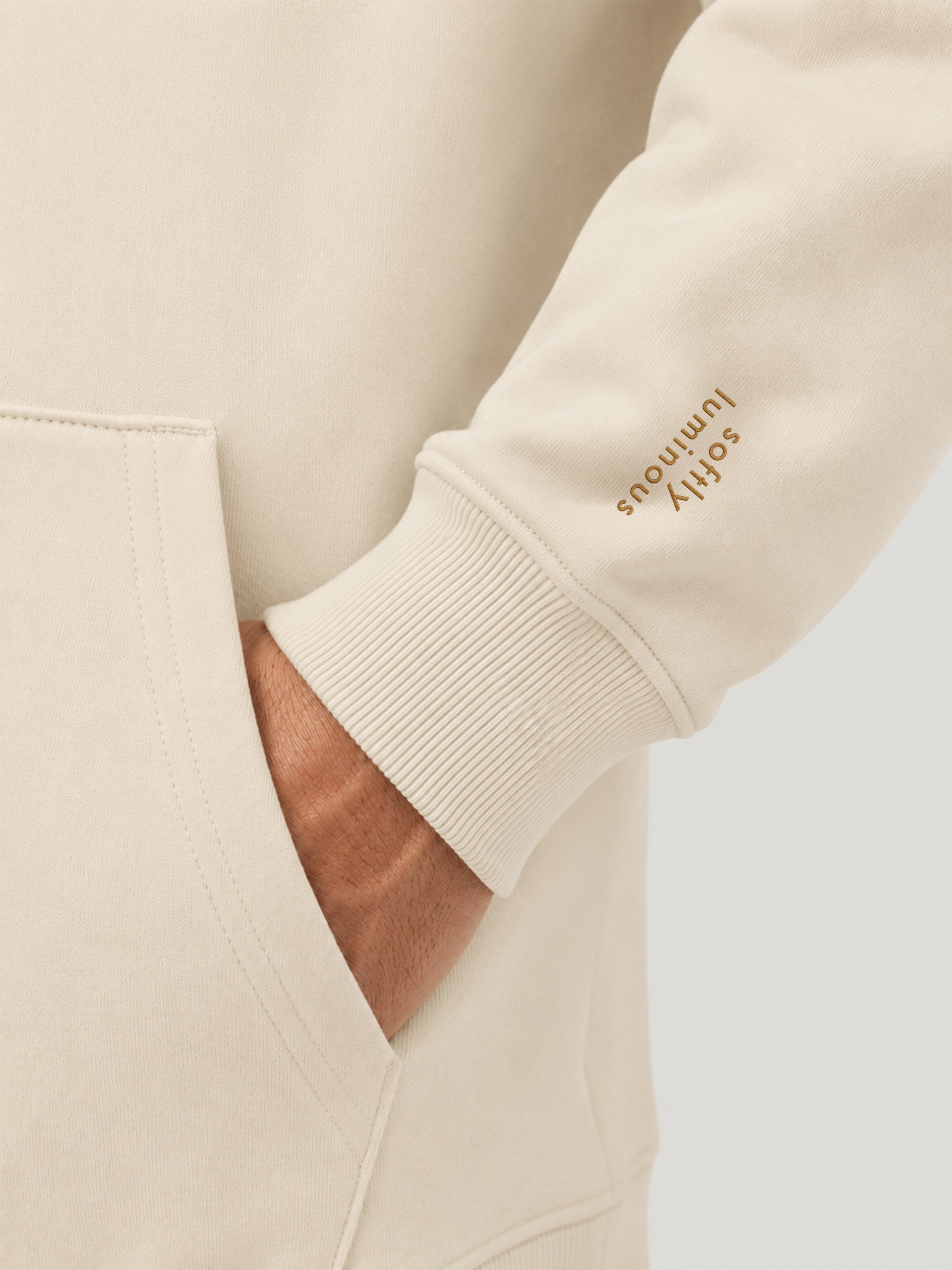 softly luminous — E.D. | Unisex Heavyweight Hoodie product image (4)