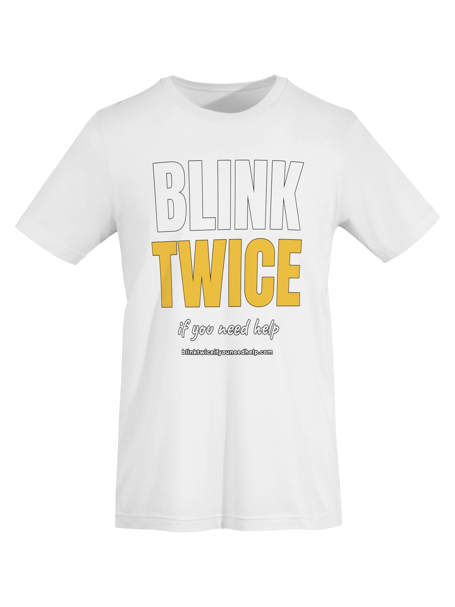 Blink Twice If You Need Help – Bold Tee product image (33)