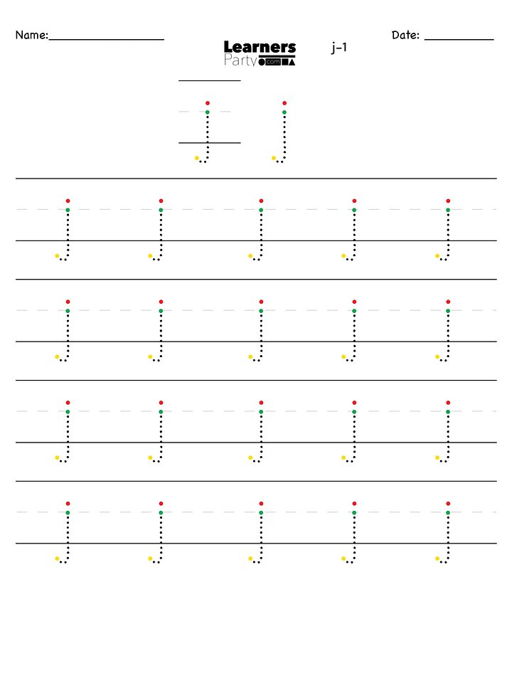 J/j - New Digital Product Progressive Letter Builder product image (2)