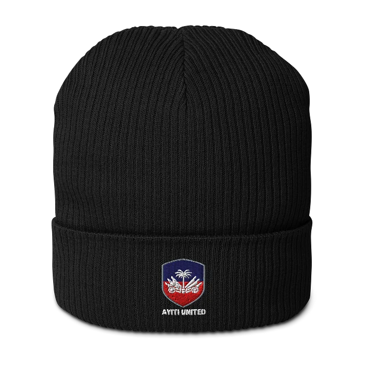 Black Ayiti United Organic Beanie product image (1)