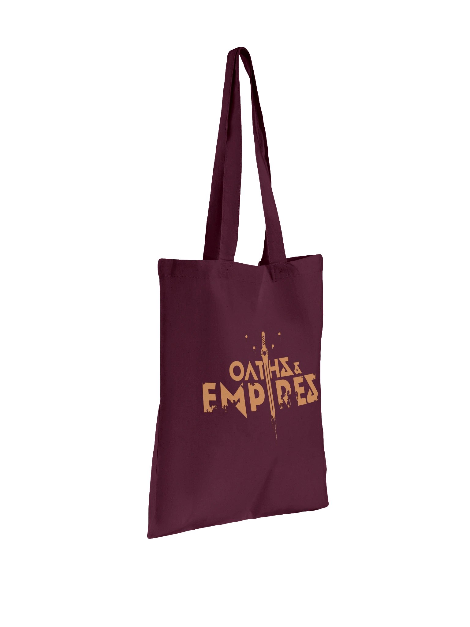 Oaths & Empires Burgundy and Gold Tote Bag product image (3)
