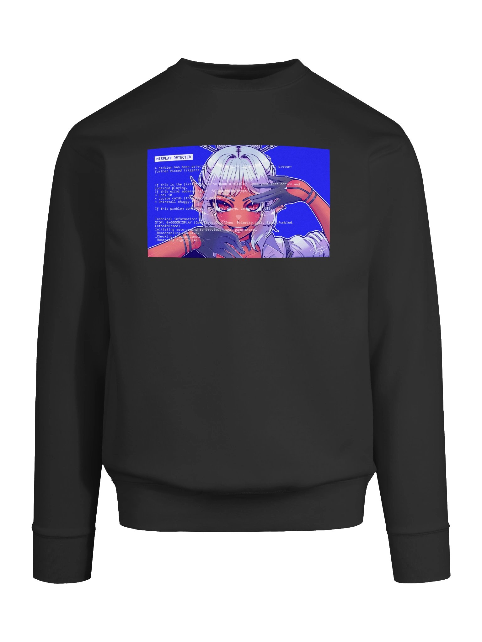 Misplay Detected Crew Neck Sweatshirt product image (18)