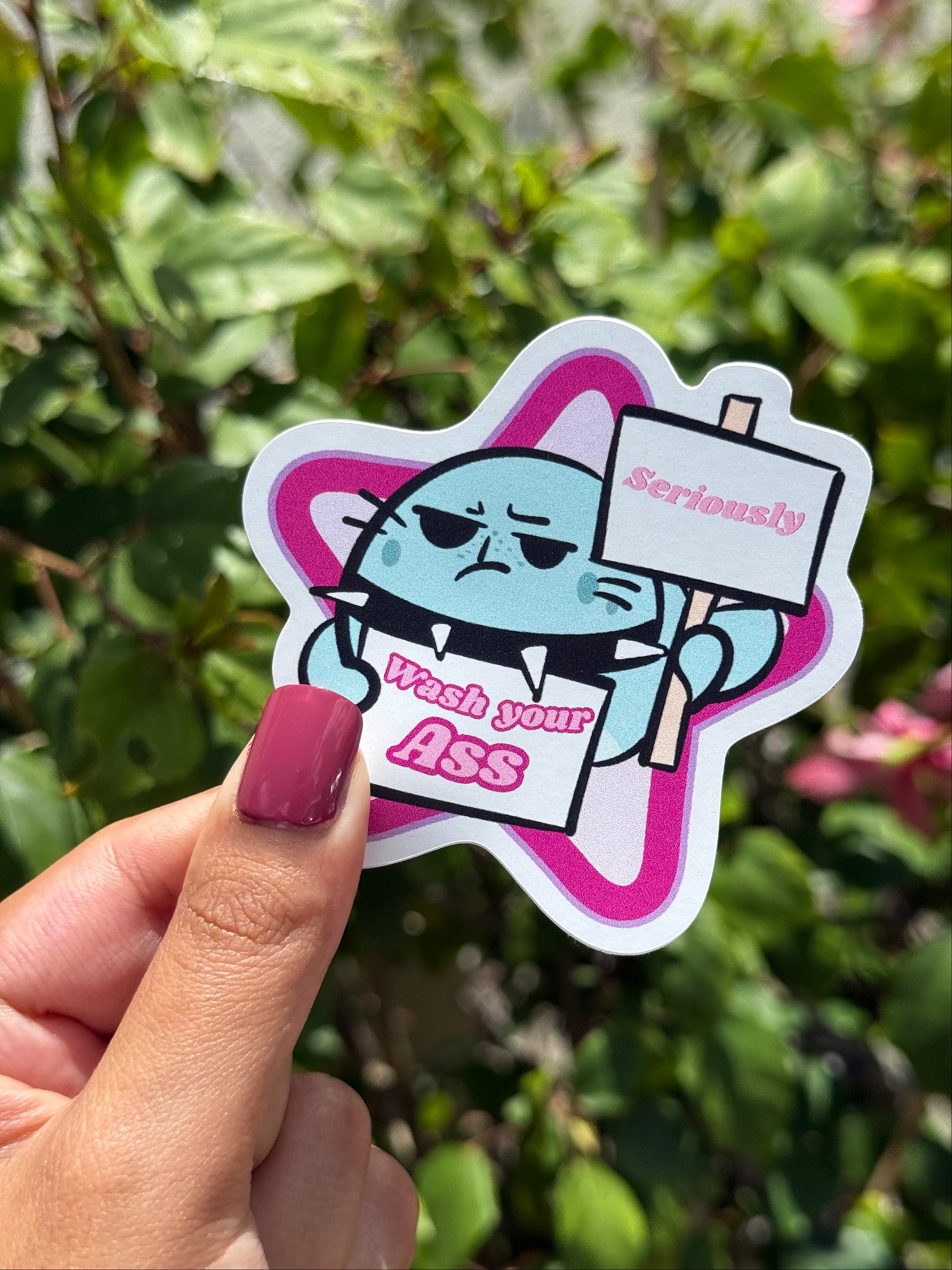 Wash your Ahh-Sticker product image (6)