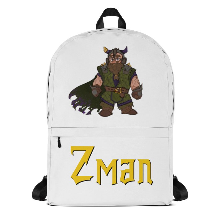 Zman the Dwarf Backpack product image (1)