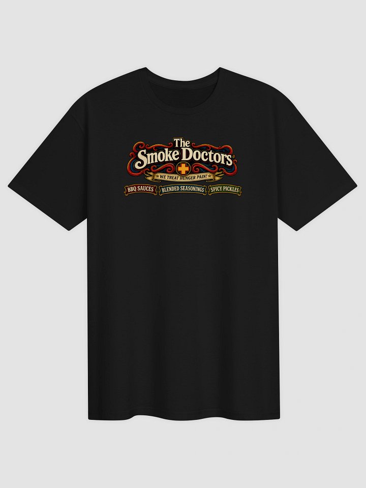 The Smoke Doctors UNISEX Lightweight Black T-Shirt product image (1)