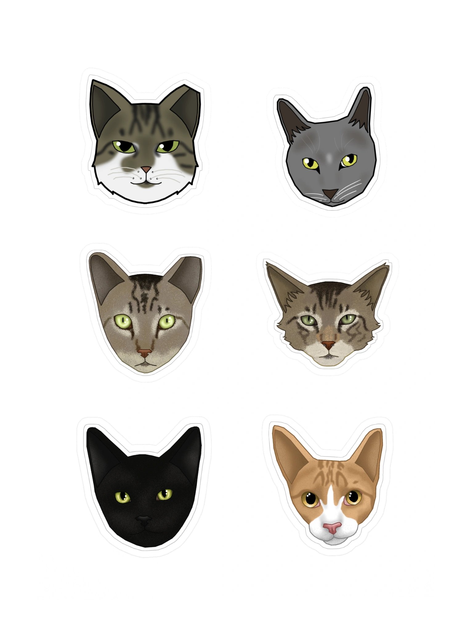 Whiskered Whimsy Sticker Ensemble 4 product image (3)