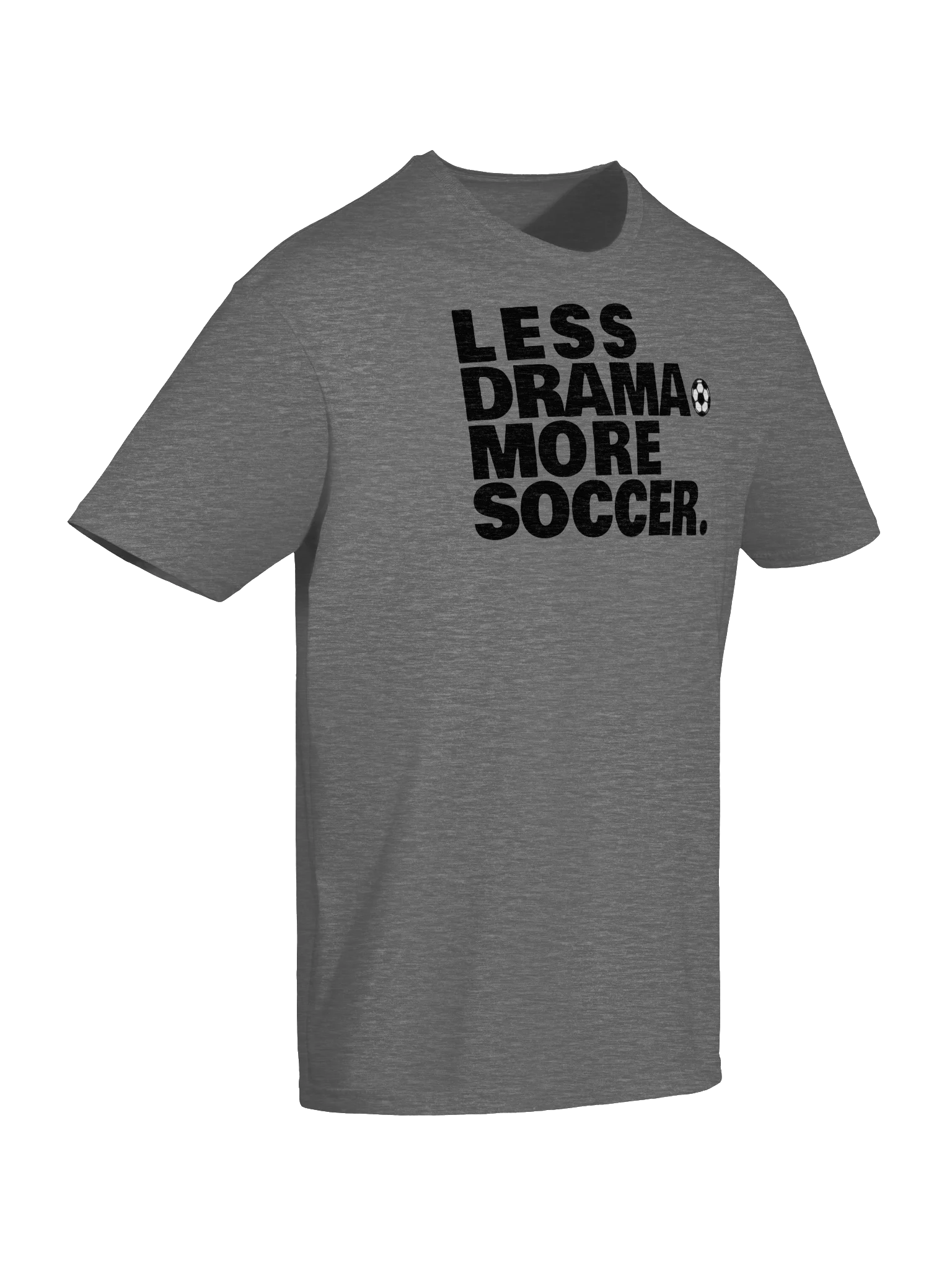 Less Drama More Soccer Icon Tee product image (6)
