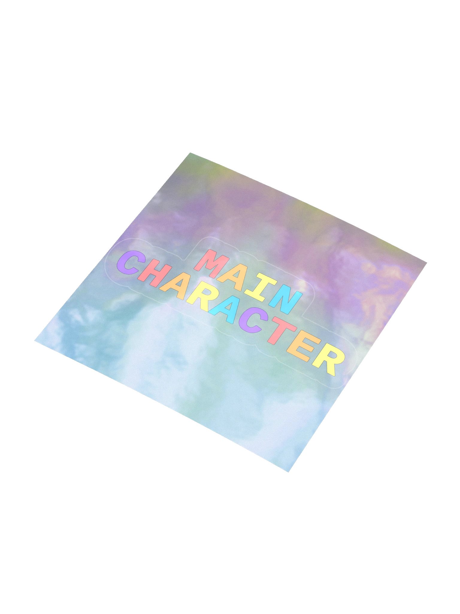 Main Character Energy — Holographic Sticker product image (3)