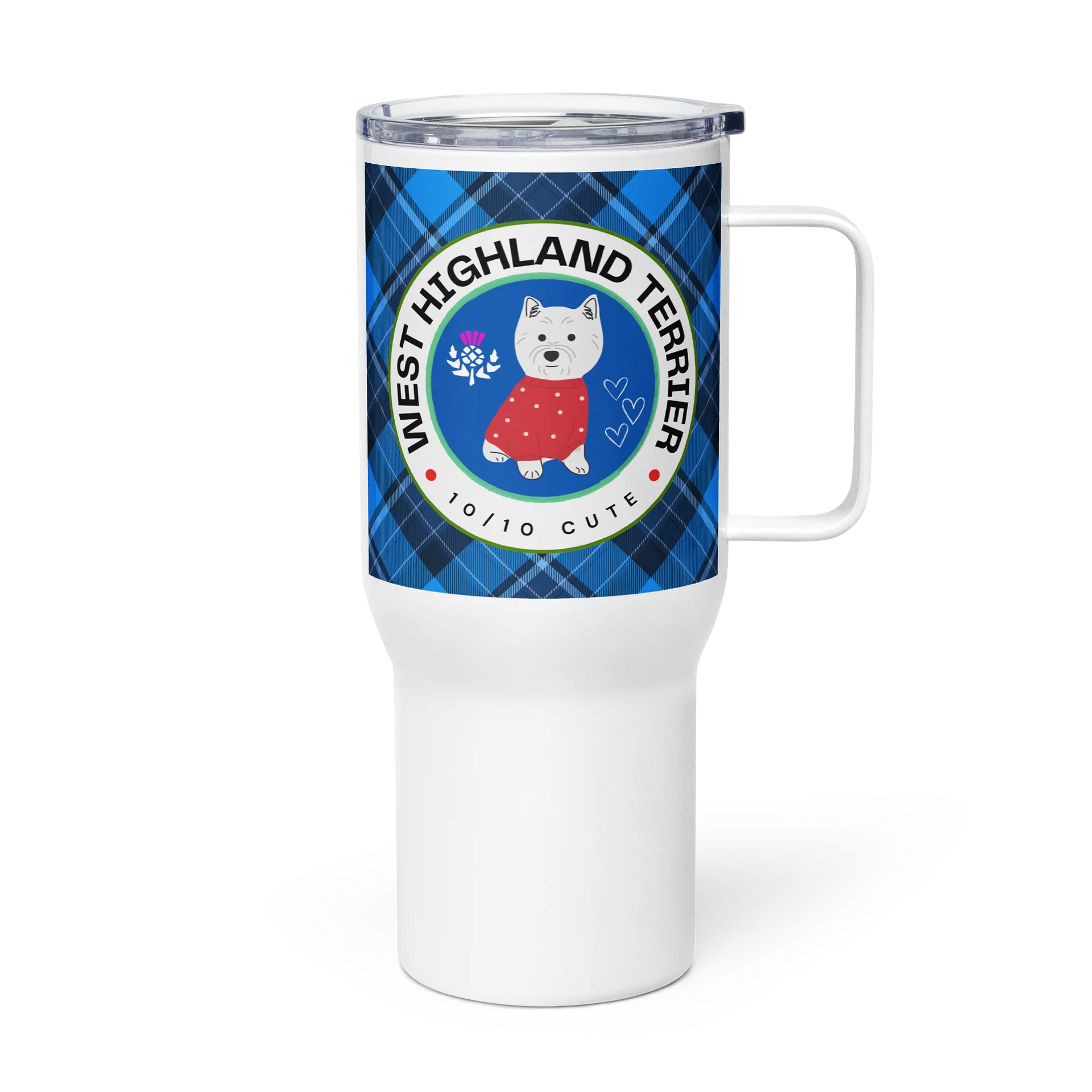 West Highland Terrier 10/10 Cute Travel Mug product image (4)