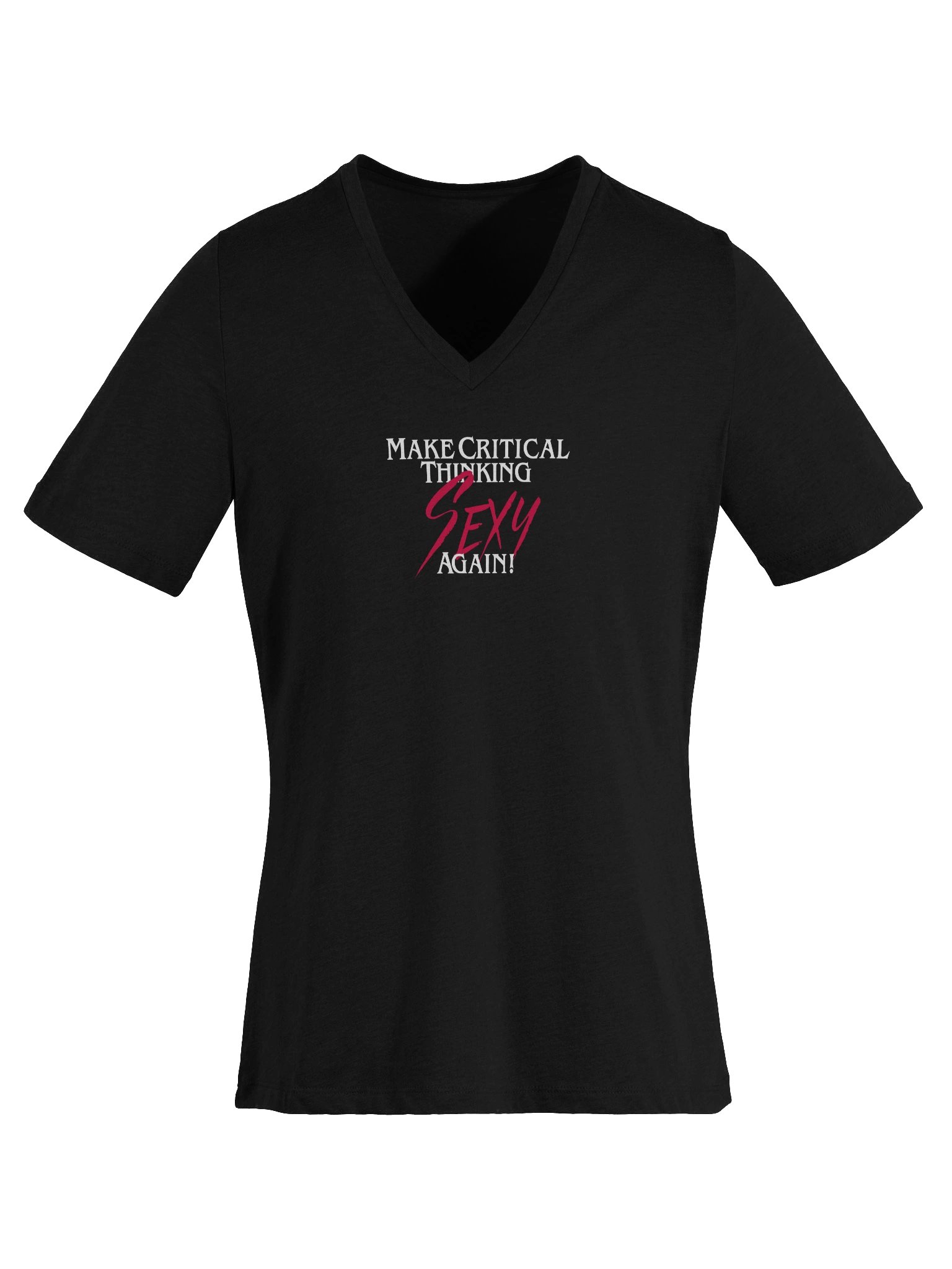 Make Critical Thinking Sexy Again! Women's Soft V-Neck product image (6)