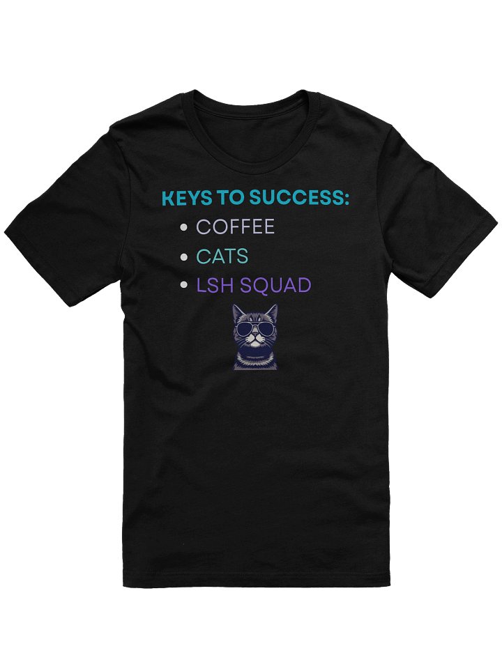 LSH Keys to Success Reg Tee (Cats) product image (1)