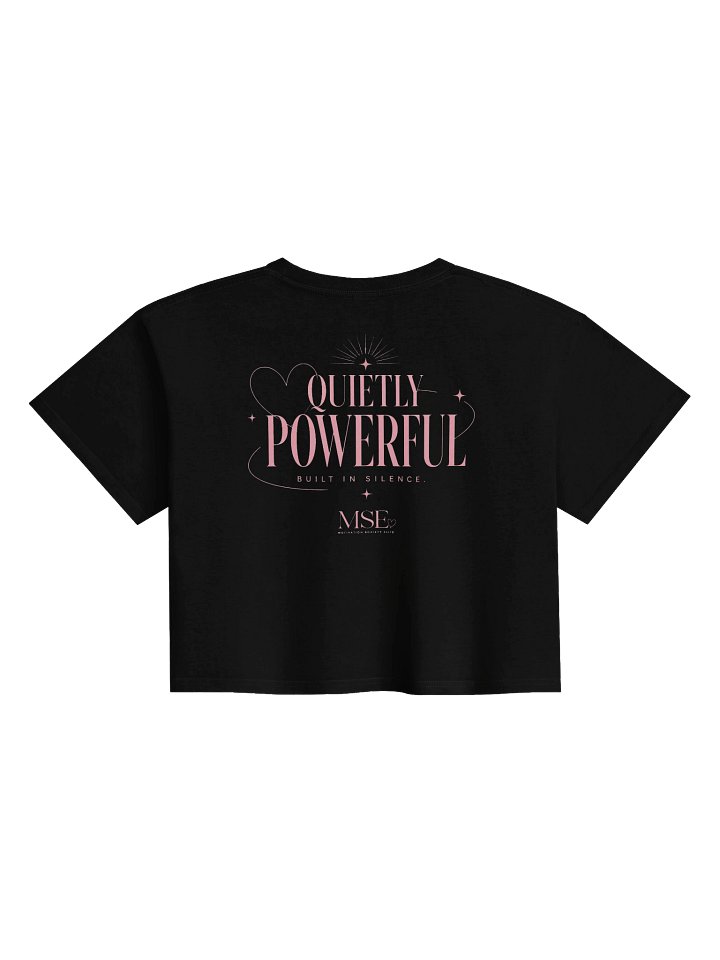 Quietly Powerful — MSE Women’s Premium Crop Top product image (10)