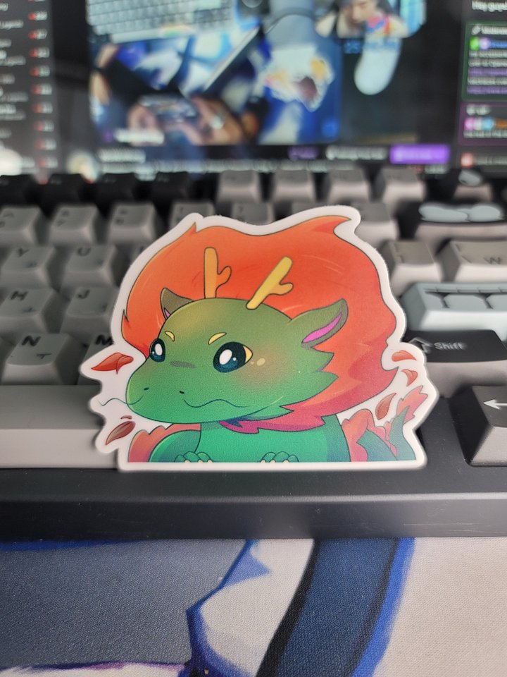 Zodiac Dragon - Baby Peeker Sticker product image (1)