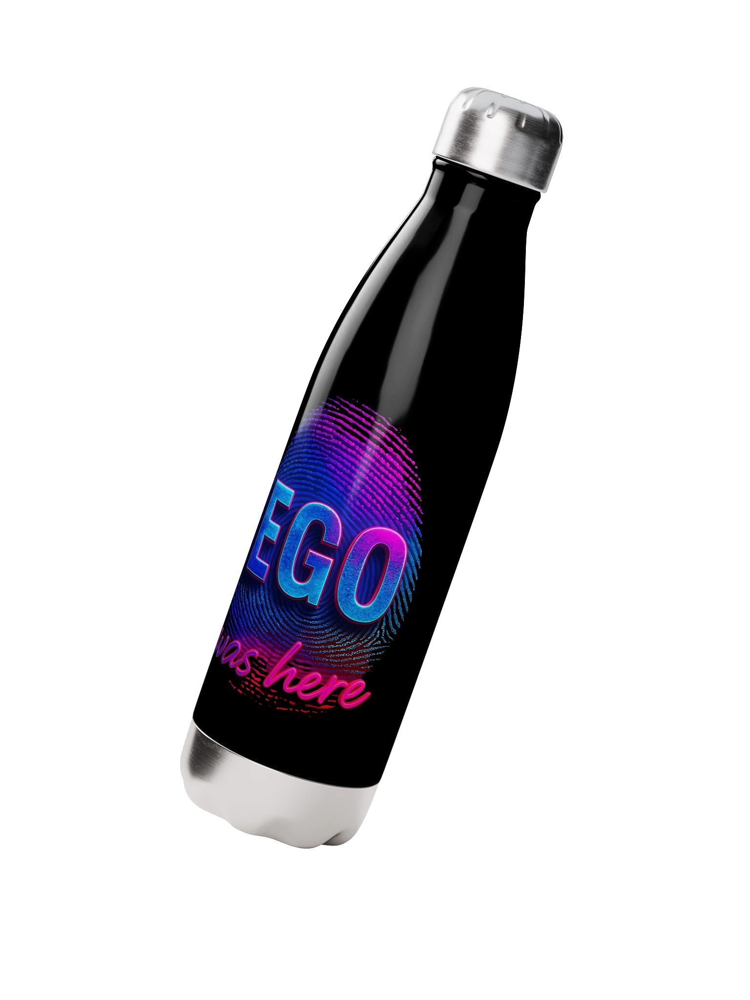 Fingerprint Stainless Steel Water Bottle product image (2)