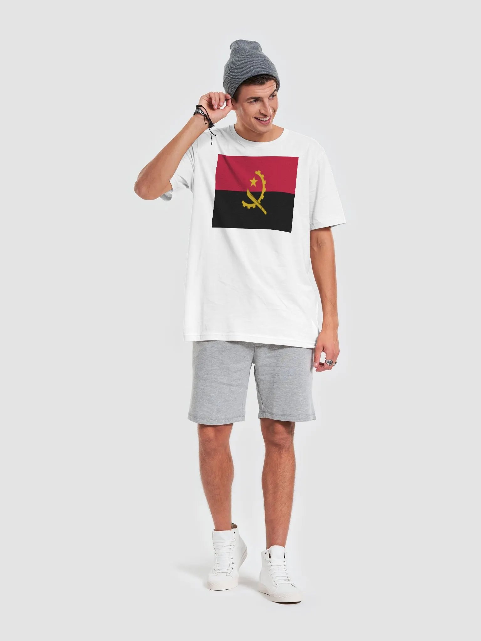 Exclusive Angola Flag Unisex T-Shirt - Celebrate Your Heritage product image (2)