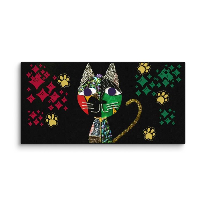 Patchwork Feline Dreams Canvas product image (1)