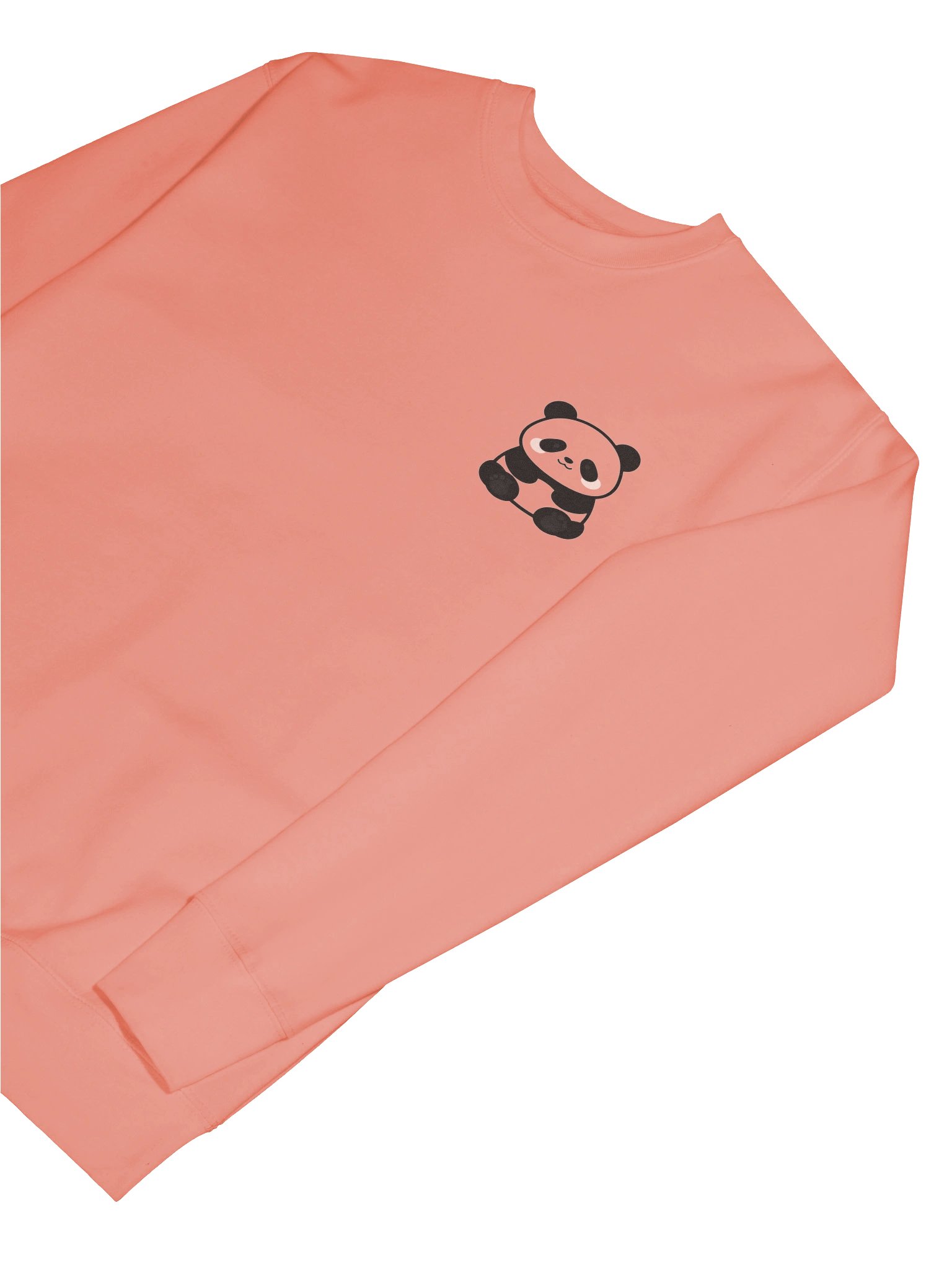 Kawaii Panda Graphic Sweatshirt – Peach product image (7)
