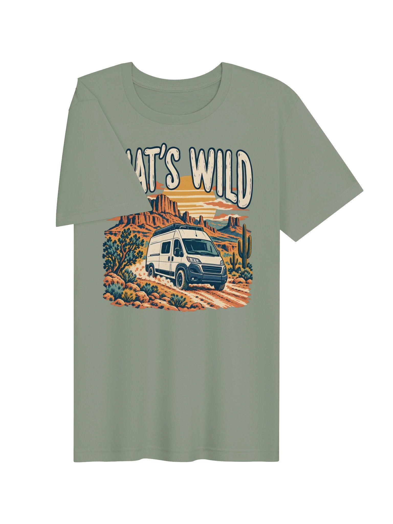 That's Wild Tee | Sage product image (3)