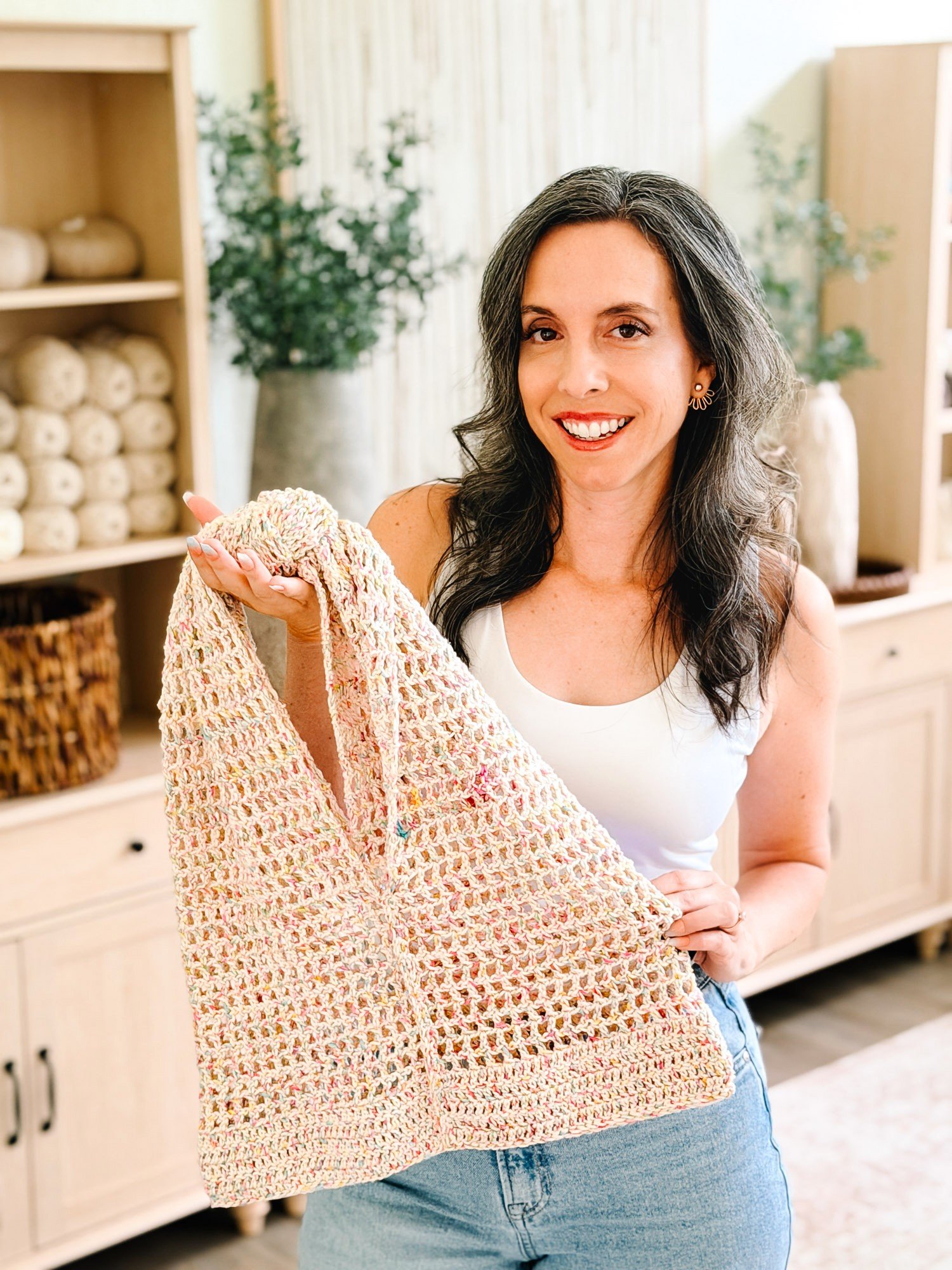 Knotted Mesh Crochet Bag Pattern product image (9)