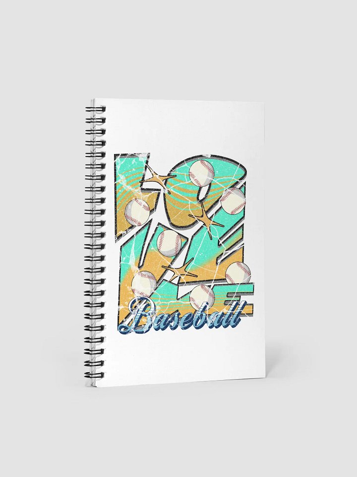 Love Me Baseball Starstruck Spiral Notebook product image (2)