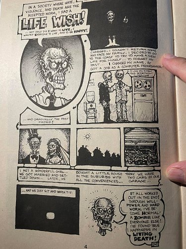 Some Underground cartooning by Greg Irons, late 1960’s.
