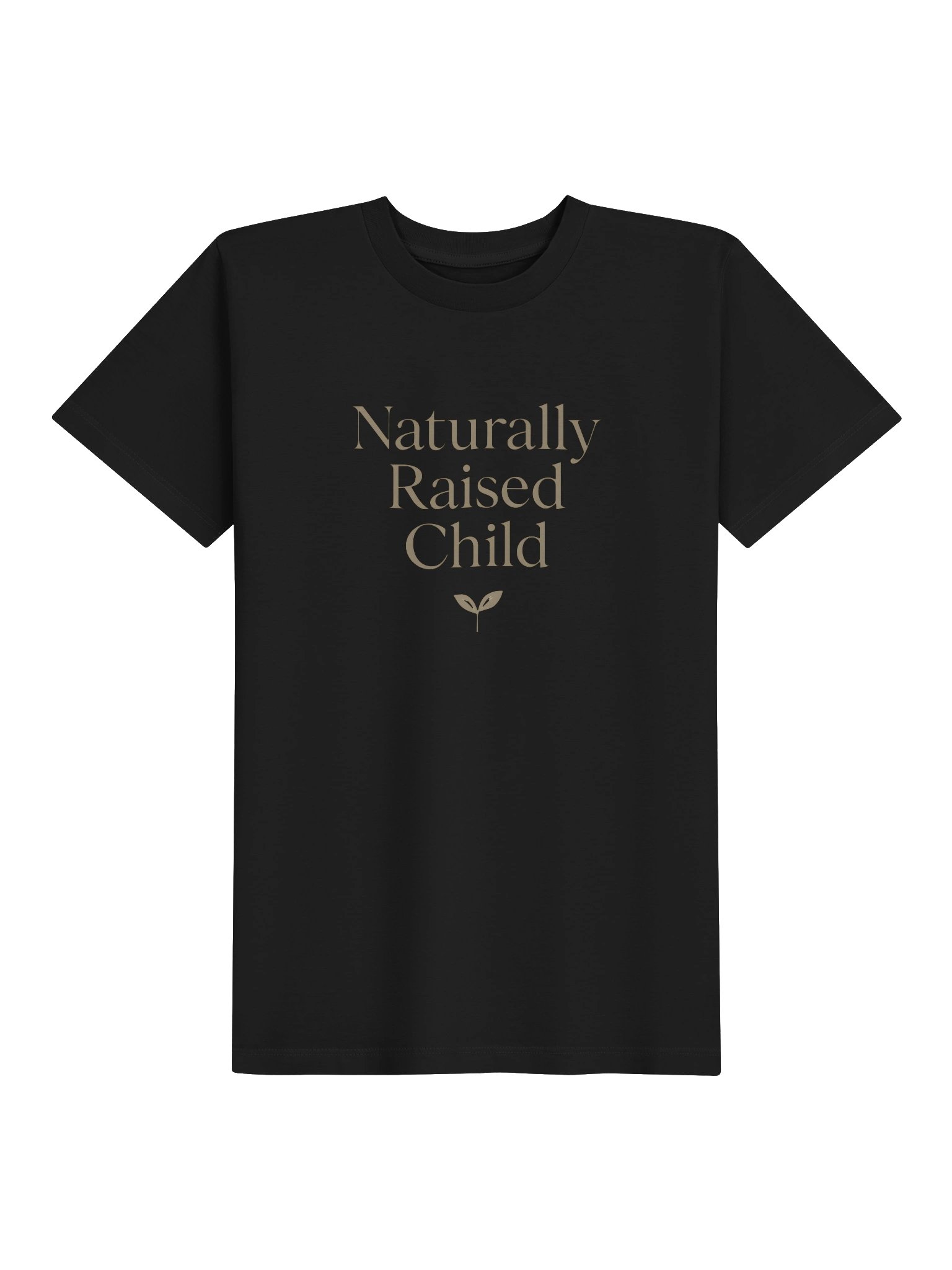 Kids: "Naturally Raised Child" Organic T-Shirt - Dark product image (2)