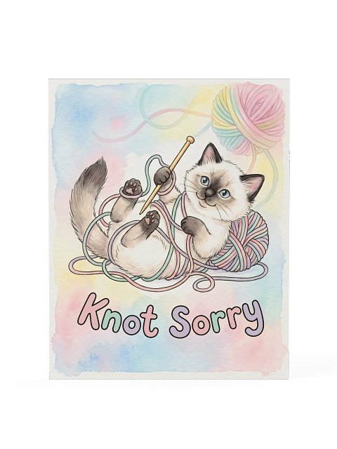 Yarn Tangle Birman Poster