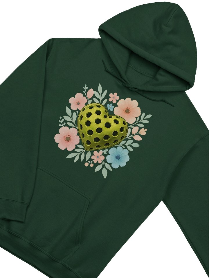Pickleball Heart Flowers Golden Floral Hoodie product image (6)